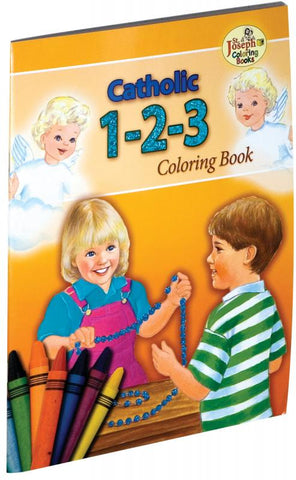 Catholic 1-2-3 Coloring Book - GF674