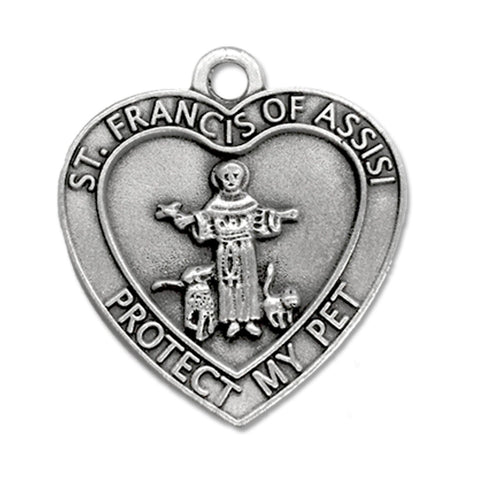St. Francis of Assisi Pet Medal - WOSB4102