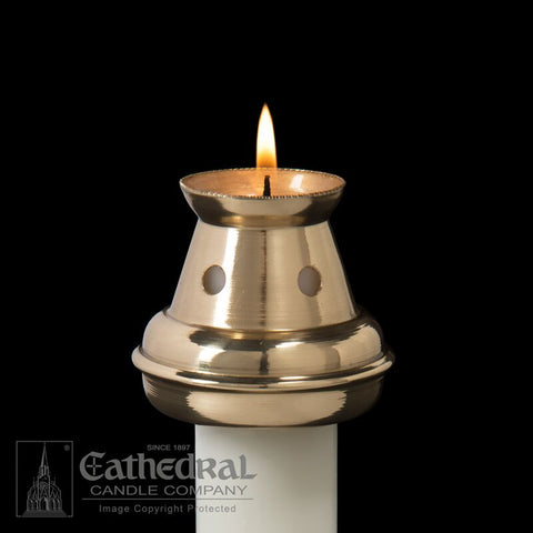 Bove Style Brass Candle Followers