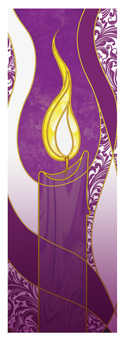 Advent Candle Banner - OFD4532
