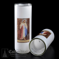 Patron Saint Glass 5/6/7 Day Globes - Divine Mercy - GG2310