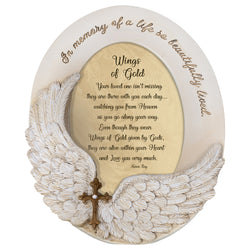 Wings of Gold Poem in Memorial Frame - GPWGMF2