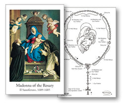 Madonna of the Rosary Holy Cards FQHG367