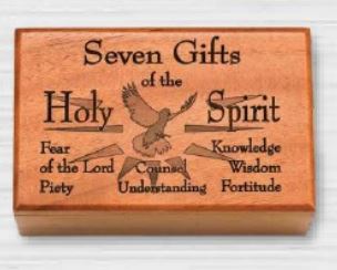 7 Gifts of Holy Spirit Keepsake Box - HSN1513SG