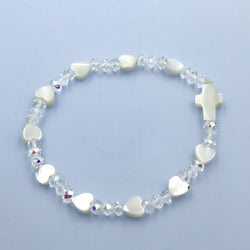 Crystal Heart Bracelet - HX63517CR