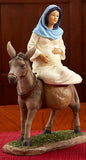 Traveling Mary and Donkey Statue