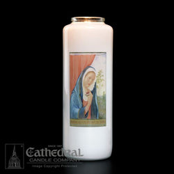 Patron Saint Glass 6 Day Candles - Immaculate Heart of Mary - GG2102