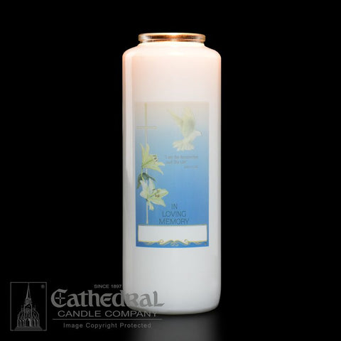 In Loving Memory - All Souls' Day Candles 6 day glass - GG2101