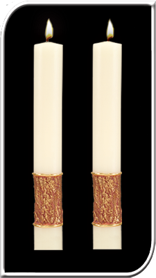 Paschal Side Candles - Journey Sold As Pair