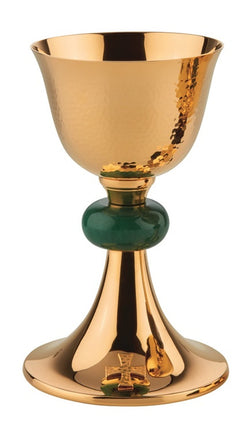 Gold Chalice with Green node - EW2245