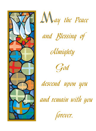 Peace of God Mass Cards FQMC022