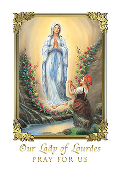 Our Lady of Lourdes Mass Cards FQME738