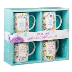 Inspirational Floral Mug Set - GCMUGS15