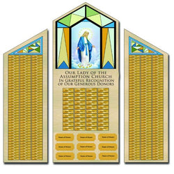 Blessed Mother Mary Donor Wall - XWRT10