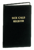 Sick Call Register - Small Size - OA187