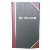 Sick Call Register - Standard Size - OA188