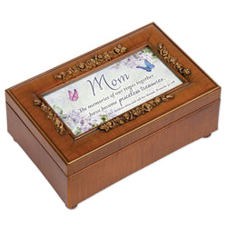 Petite Rose Woodgrain Music Box Mom - GPPMFLWGFRIEND