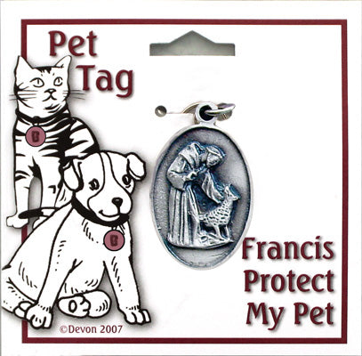 St Francis Pet Medal - HXPT30/C