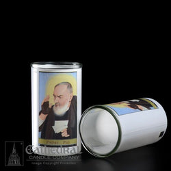 Patron Saint Glass 3 Day Globes - Padre Pio - GG2212
