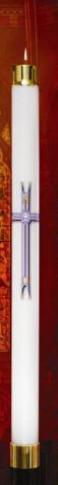 Paschal Candle Shell - Simple Cross