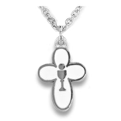 First Communion Cross Necklace - WOSX4097