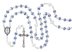 Floral Communion Rosary - UZR767W