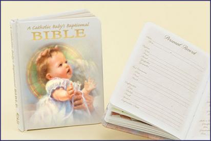 A Catholic Baby's Baptismal Bible-GFRG13012
