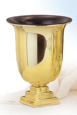 Brass Floral Vase with square base - EURW650