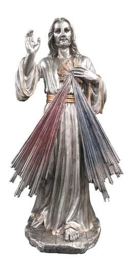 Divine Mercy Pewter-style Figure - ZWSR75020PE