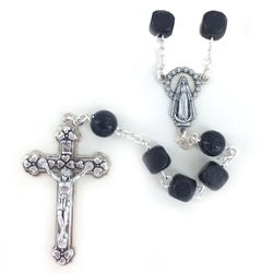 Black Wood Rosary  - WOSR4005JC