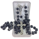 Black Wood Rosary  - WOSR4005JC