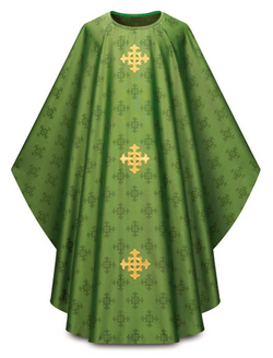 Gothic Chasuble - Green - WN3978