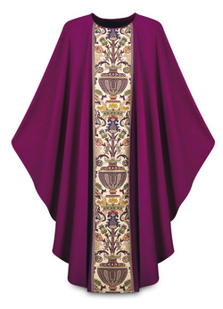 Gothic Chasuble - Purple - WN2749-0