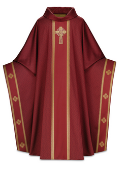 Monastic Chasuble - Red - WN2-3858