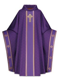 Monastic Chasuble - Purple - WN2-3858