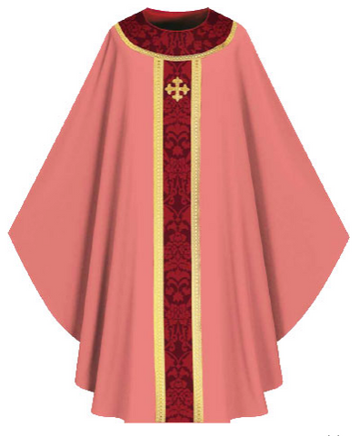 Gothic Chasuble - Rose - WN3358RO