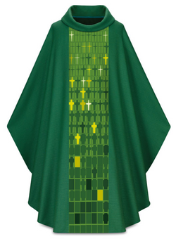 Gothic Chasuble - Green - WN5056
