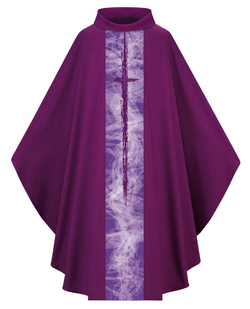 Gothic Chasuble - Purple - WN5249