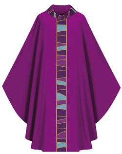 Gothic Chasuble - Purple - WN5176