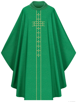 Gothic Chasuble - Green - WN5089