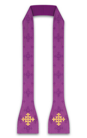 Spaded Stole for Roman Chasuble-WN230-3978