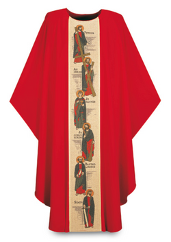 Chasuble Twelve Apostles - Red - WN3359