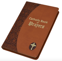 Catholic Book of Prayers Imitation Leather Brown - GF91019BN