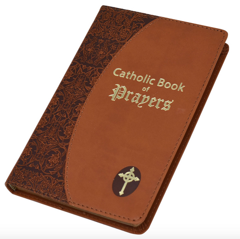Catholic Book of Prayers Imitation Leather Brown - GF91019BN