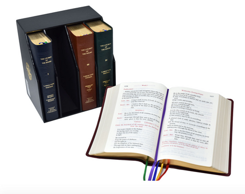 The Liturgy of The Hours (Set of 4) (Leather Binding) - GF70913