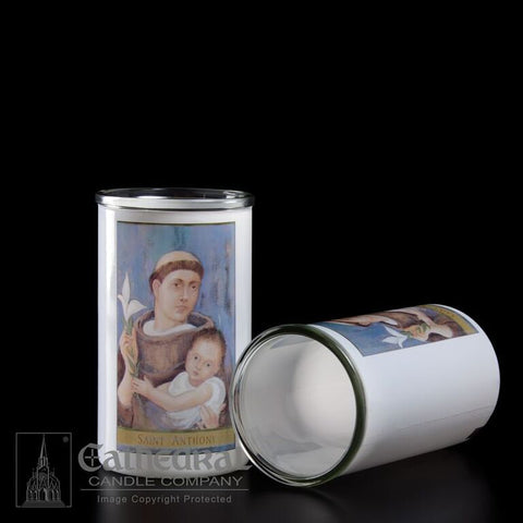 Patron Saint Glass 3 Day Globes - St. Anthony - GG2207