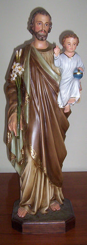 St Joseph with Child statue - 34" - RS-STJOSEPHCHILD-34