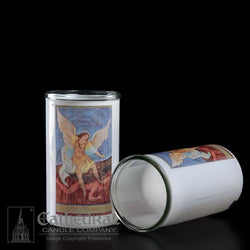 Patron Saint Glass 3 Day Globes - St. Michael - GG2209