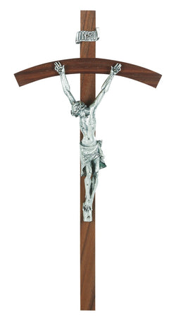 10" Genuine Walnut Crucifix - TA86A10W3