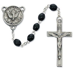 Black Wood Holy Spirit Rosary  -  UZR447DF